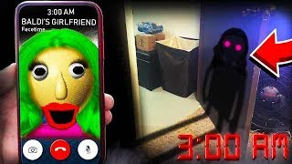 SUMMONING BALDI BASICS GIRLFRIEND IN REAL LIFE AT 300AM I SAW HER [upl. by Allyson]