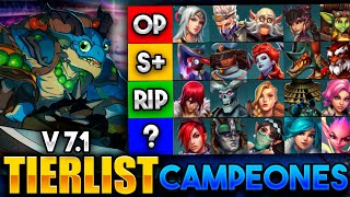 TIERLIST de los CAMPEONES MAS ROTOS de PALADINS 71🔥 Paladins 2024  Paladins Tier list [upl. by Ahnavas669]