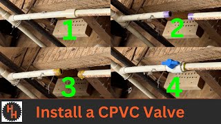 How to Install a CPVC Valve from AZ [upl. by Nahtnanhoj698]