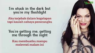 Jessie J  Flashlight  Lirik dan Terjemahan [upl. by Olympium110]