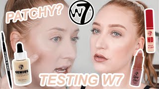 TESTING W7 COSMETICS ✨ is it worth it  Chemist Warehouse Australia Makeup [upl. by Greenburg]