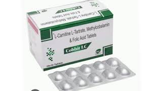 Cobhit LC Tablets LCarnitine LTartrate Methylcobalamin amp Folic Acid Tablets [upl. by Frentz]