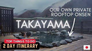 Ryokan Stay with Private Outdoor Onsen ♨️ in TAKAYAMA JAPAN 🇯🇵 japan travel visitjapan [upl. by Offen541]