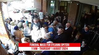 Funeral Mass for Sylvana Spiteri  1 August 2024  11am [upl. by Llenrub]