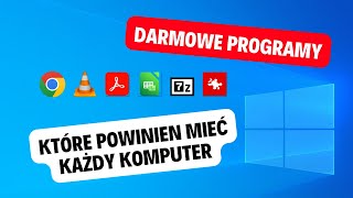 Darmowe programy które powinien mieć każdy komputer [upl. by Aneert]