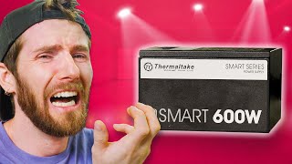 WHY is Everyone Buying This Power Supply  Thermaltake Smart 600W [upl. by Dnaleel]