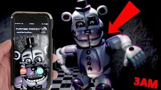 YOU CANT HIDE CALLING FUNTIME FREDDY ON FACETIME AT 3AM  FUNTIME FREDDY WANTS TO PLAY [upl. by Ashford547]