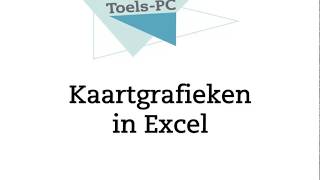 Kaartgrafieken in Excel [upl. by Ahtael]