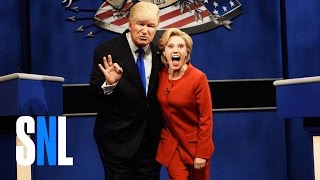 Donald Trump vs Hillary Clinton Debate Cold Open  SNL [upl. by Idur]