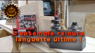 Le coffret de fraise à rainure et languette ultime [upl. by Janela]