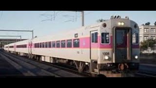 Driving MBTA From Stoughton to Boston South Station In TSW4 With Some Hornshows [upl. by Centonze]