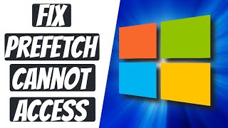 How to FIX Prefetch Folder Disabled Cant Open in Window 10 [upl. by Hertberg]