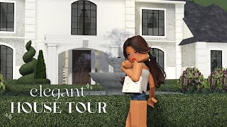 Bloxburg  Elegant House Tour [upl. by Maddi]