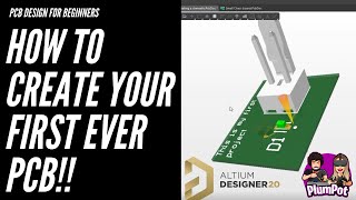 Altium Designer Tutorials  How to create your first PCB [upl. by Ycnej424]