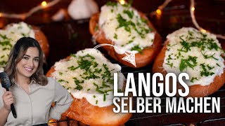 LANGOS WIE VOM WEIHNACHTSMARKT Super lecker amp einfach [upl. by Ayat]