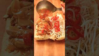 Thai rostered chicken sandwich 🥖🤙shorts asmr [upl. by Noiramed858]