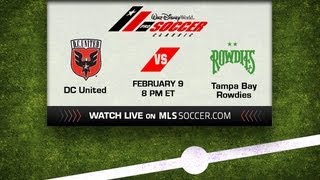 Disney Pro Soccer Classic DC United vs Tampa Bay Rowdies  LIVE [upl. by Eiblehs]