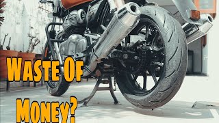 Alloy Wheel On Interceptor 650  GT 650  Detailed Video  Meteor alloy review [upl. by Etnuhs418]