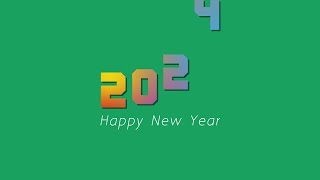 happy new year 2024  happy new year green screen  new year 2024 [upl. by Candice]