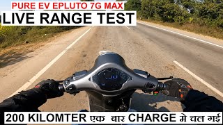 2024 New Model Pure EV  EPluto 7G MAX Detailed Review amp Live Range Test  200 Range in One Charge [upl. by Gerfen]