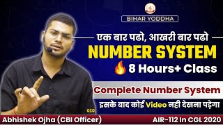 Bihar SSC Inter Level 2023  Complete Number System For All Exams By Abhishek Ojha Sir biharssc [upl. by Jerrold323]