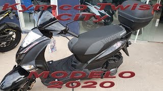 Kymco Twist City Modelo 2020  Primeras Impresiones [upl. by Vinni]