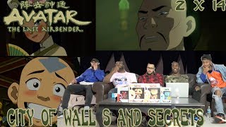 Avatar The Last Airbender 2 x 14 quotCity Of Walls And Secretsquot ReactionReview [upl. by Millford]