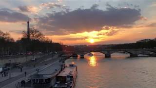 PÔR DO SOL EM PARIS [upl. by Nylemaj]