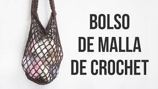 Bolso de crochet tipo malla o red [upl. by Marshall]