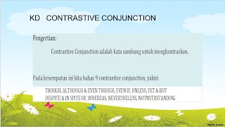 Contrastive Conjunctions BAHASA INGGRIS LM KLAS XII [upl. by Schear]