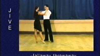 Jive dance steps 16 Fallaway throwaway [upl. by Wunder161]