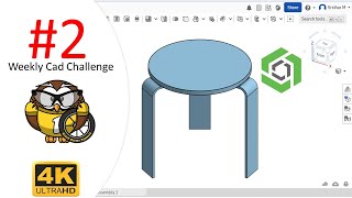 Weekly CAD Challenge 2  Onshape [upl. by Alvarez885]