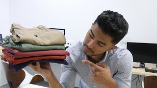 ULTIMATE Guide to Mens Chinos  How to wear chinos for guys  Mens Fashioner  Ashley Weston [upl. by Ries]