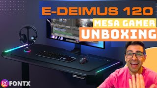 UNBOXING MESA GAMER COUGAR EDEIMUS 120 [upl. by Llesirg]