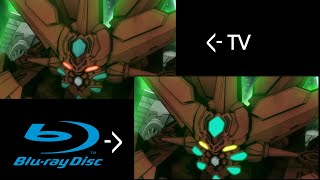 겟타 엠페러 합체 씬 블루레이와 티비판 비교 Getter Emperor Combination BluRay vs TV Comparison [upl. by Cariotta]