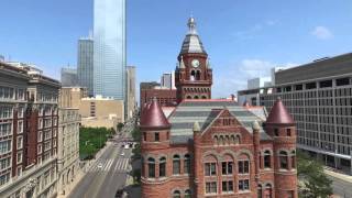 Dealey Plaza by Drone 27 K no sound  Raw footage [upl. by Quitt343]