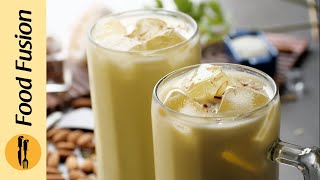 Doodh Badam Sharbat Almond amp milk drink Recipe By Food Fusion [upl. by Yand]