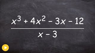 Dividing polynomials using long division [upl. by Ellerud]