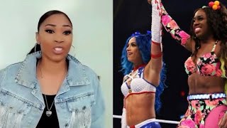 Ariane Andrew On Text She Sent To Naomi After Royal Rumble Sasha BanksWWE AEW Dirt Sheet Rumors [upl. by Whittaker]