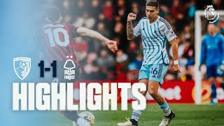 HIGHLIGHTS  BOURNEMOUTH 11 NOTTINGHAM FOREST  PREMIER LEAGUE [upl. by Lertnek957]