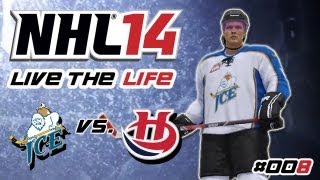 Lets Play NHL 14 Live the Life 008  Lethbridge Hurricanes  Kootenay Ice [upl. by Ertha]