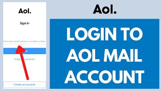 AOL Login How to Sign in AOL Mail Account 2023 [upl. by Ive]