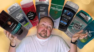 Men Deodorants Review Dr Squatch vs Toms Old Spice Dove Mitchum Degree Axe and Speed Stick [upl. by Josee557]