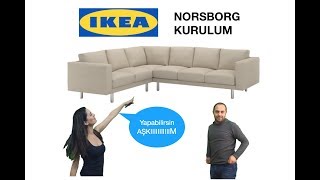 IKEA Norsborg Koltuk Kurulum Bir kocanın dramı [upl. by Ydoow67]