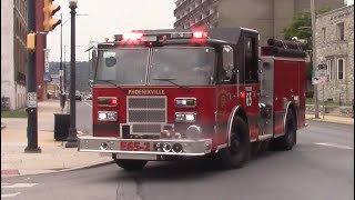 Phoenixville Fire Department Engine 652 Responding [upl. by Jaymee]