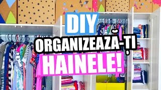 DIY CUM SA ORGANIZEZI UN DULAP MIC  CURATENIA DE PRIMAVARA 👗🌷 [upl. by Noraed77]