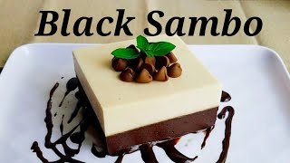 The Best Black Sambo Dessert  How to Make Black Sambo Jelly Recipe Best Dessert [upl. by Eanrahs]