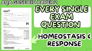 GCSE BIOLOGY Every Single Exam Question Homeostasis [upl. by Ennaesor]