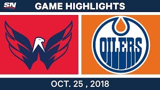 NHL Highlights  Capitals vs Oilers  Oct 25 2018 [upl. by Ntisuj]