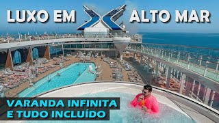 COMO É E QUANTO CUSTA UM CRUZEIRO DE LUXO COM TUDO INCLUÍDO PELA EUROPA VEJA O NAVIO CELEBRITY EDGE [upl. by Htebsle525]